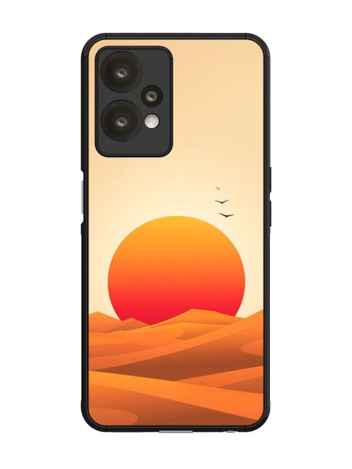 Desert Sunset Glossy Soft Edge Case for Oneplus Nord Ce 2 Lite (5G) Chachhi