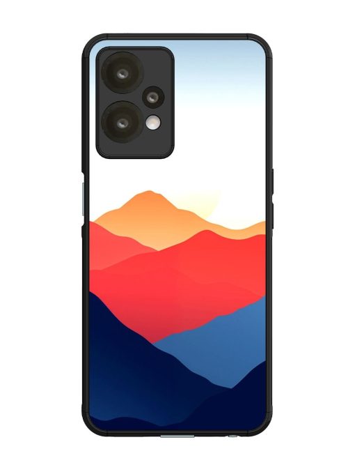 Sunset Peaks Glossy Soft Edge Case for Oneplus Nord Ce 2 Lite (5G) Chachhi