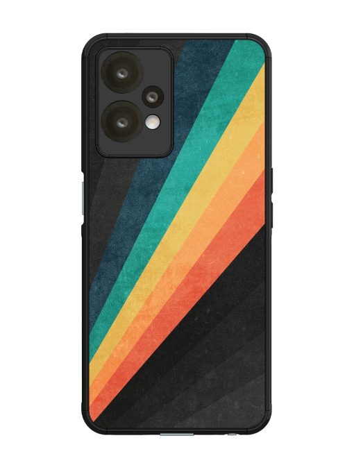 Retro Spectrum Glossy Soft Edge Case for Oneplus Nord Ce 2 Lite (5G) Chachhi