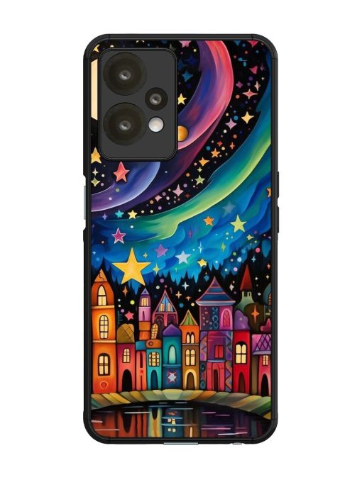 Starlit Village Glossy Soft Edge Case for Oneplus Nord Ce 2 Lite (5G) Chachhi