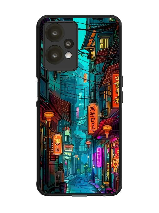 Neon Nightscape Glossy Soft Edge Case for Oneplus Nord Ce 2 Lite (5G) Chachhi