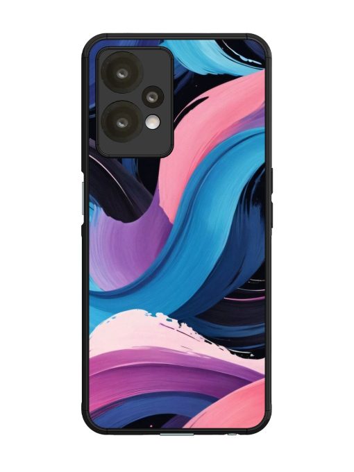 Whimsical Waves Glossy Soft Edge Case for Oneplus Nord Ce 2 Lite (5G) Chachhi