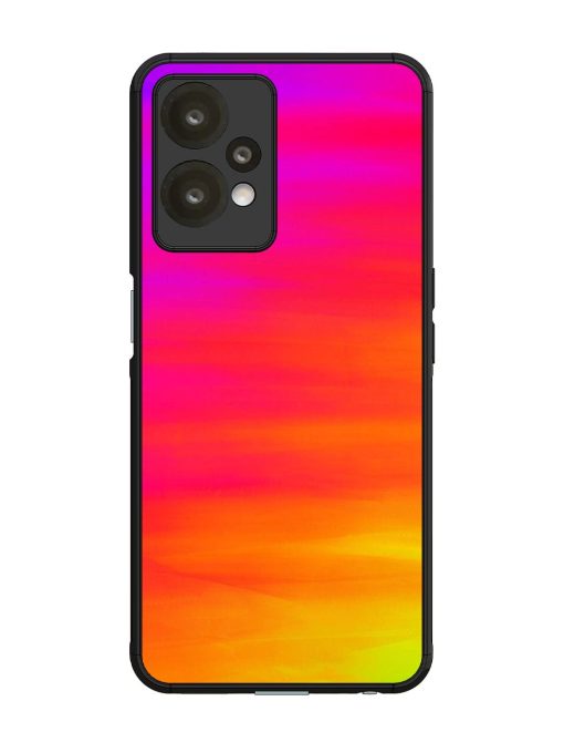 Neon Horizon Glossy Soft Edge Case for Oneplus Nord Ce 2 Lite (5G) Chachhi