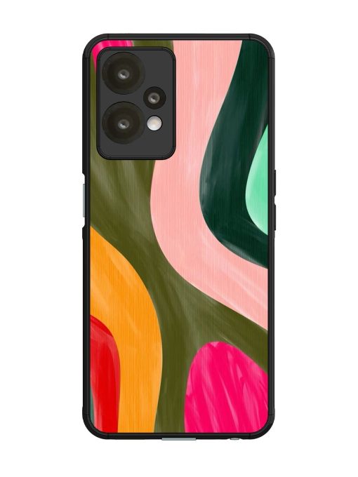 Wavy Wonderland Glossy Soft Edge Case for Oneplus Nord Ce 2 Lite (5G) Chachhi