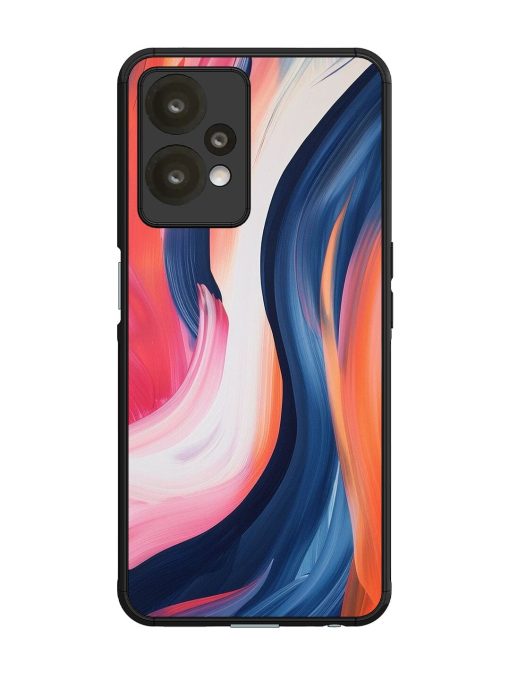 Whirling Hues Glossy Soft Edge Case for Oneplus Nord Ce 2 Lite (5G) Chachhi