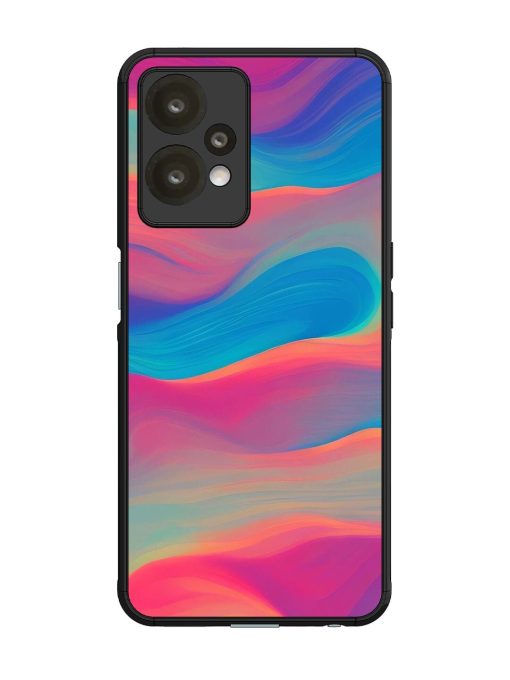 Wavy Wonder Glossy Soft Edge Case for Oneplus Nord Ce 2 Lite (5G) Chachhi