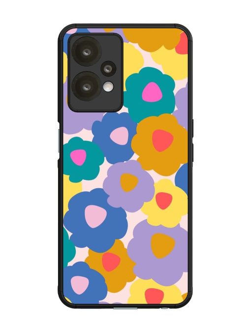 Flower Power Glossy Soft Edge Case for Oneplus Nord Ce 2 Lite (5G) Chachhi