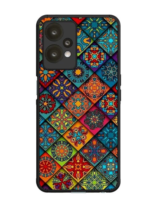 Patchwork Mandala Mosaic Glossy Soft Edge Case for Oneplus Nord Ce 2 Lite (5G)