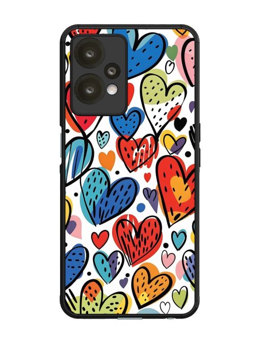 Heartfelt Harmony Glossy Soft Edge Case for Oneplus Nord Ce 2 Lite (5G) Chachhi