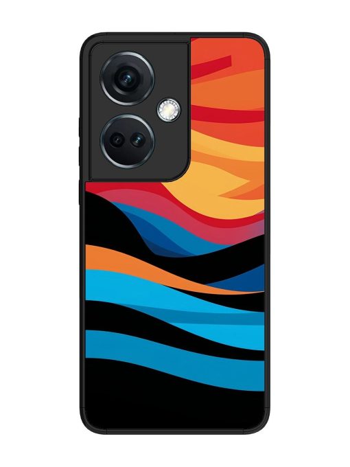 Blazing Currents Glossy Soft Edge Case for Oneplus Nord Ce 3 (5G) Chachhi