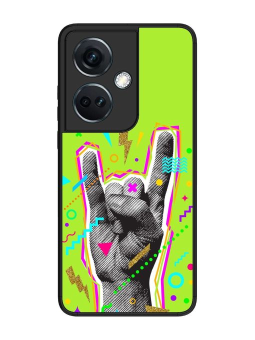 Neon Rock Glossy Soft Edge Case for Oneplus Nord Ce 3 (5G) Chachhi