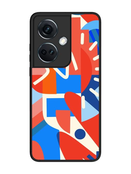 Abstract Harmony Glossy Soft Edge Case for Oneplus Nord Ce 3 (5G) Chachhi