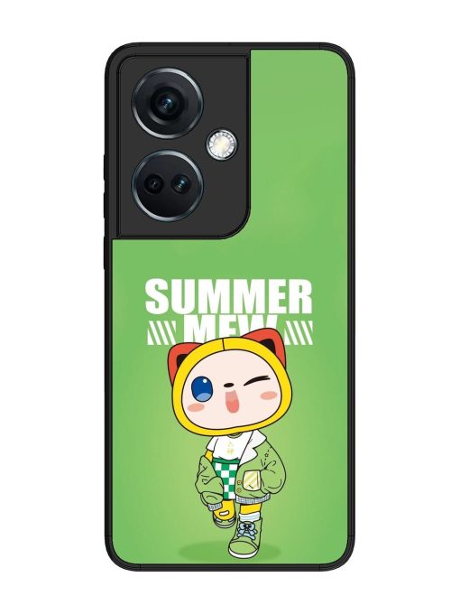 Purrfect Summer Glossy Soft Edge Case for Oneplus Nord Ce 3 (5G) Chachhi