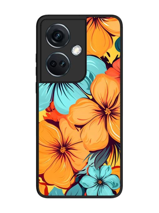Tropical Bloom Glossy Soft Edge Case for Oneplus Nord Ce 3 (5G)