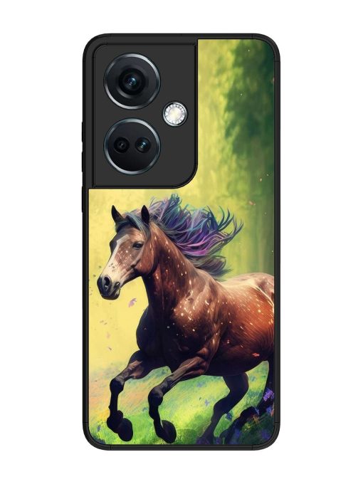 Enchanted Gallop Glossy Soft Edge Case for Oneplus Nord Ce 3 (5G) Chachhi