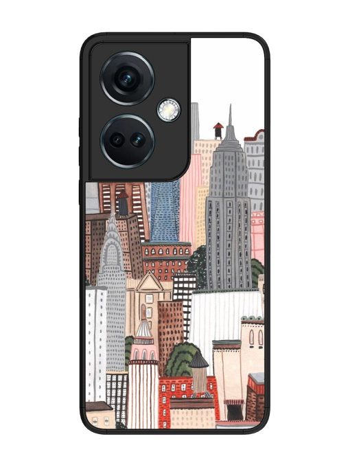 Cityscape Dreams Glossy Soft Edge Case for Oneplus Nord Ce 3 (5G)