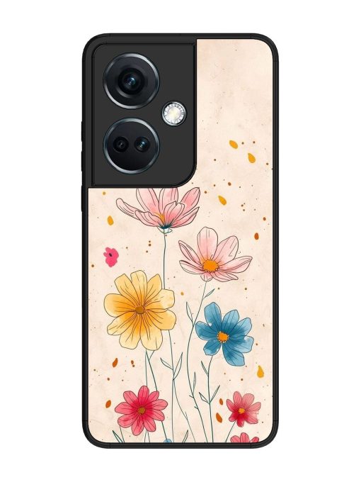 Delicate Bloom Glossy Soft Edge Case for Oneplus Nord Ce 3 (5G) Chachhi