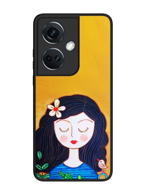 Girl Illustration Glossy Soft Edge Case for Oneplus Nord Ce 3 (5G) Chachhi