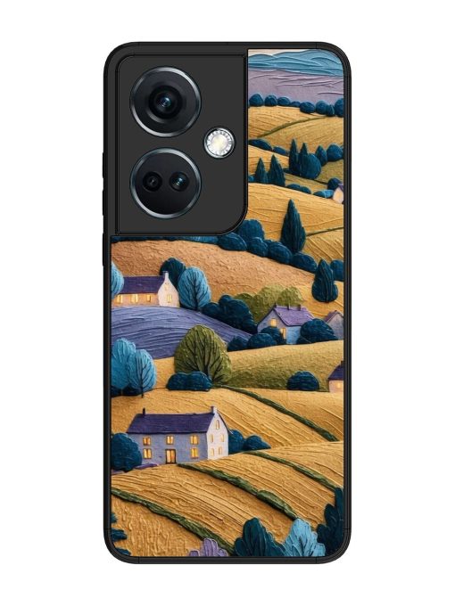 Rolling Hilltop Haven Glossy Soft Edge Case for Oneplus Nord Ce 3 (5G) Chachhi