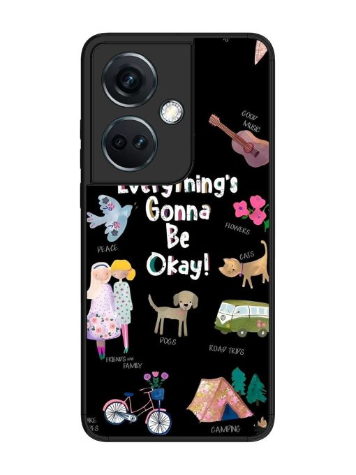 Everything'S Gonna Be Okay Glossy Soft Edge Case for Oneplus Nord Ce 3 (5G)