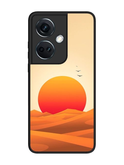 Desert Sunset Glossy Soft Edge Case for Oneplus Nord Ce 3 (5G) Chachhi