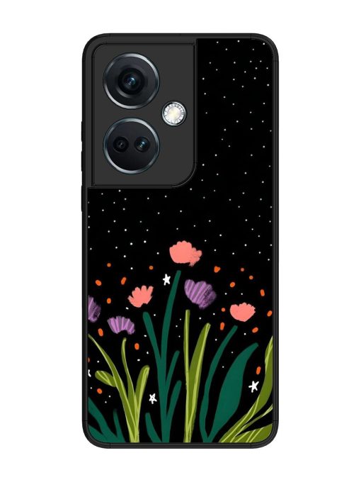 Midnight Bloom Glossy Soft Edge Case for Oneplus Nord Ce 3 (5G) Chachhi