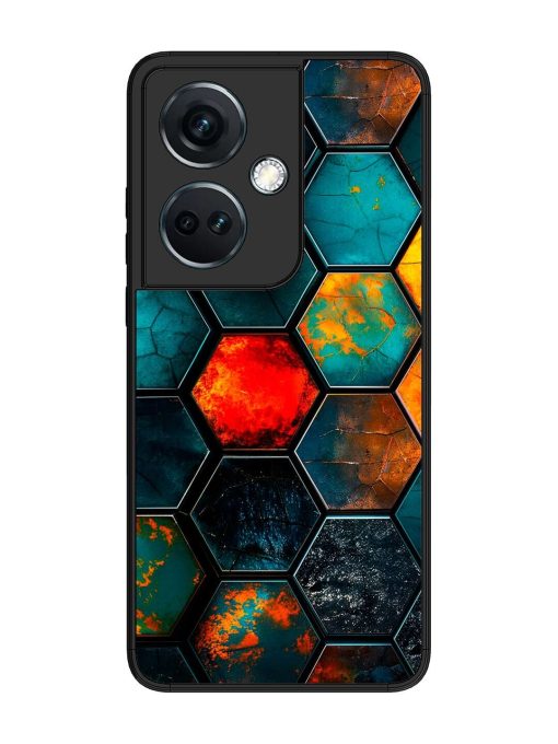 Hexagon Hive Glossy Soft Edge Case for Oneplus Nord Ce 3 (5G)