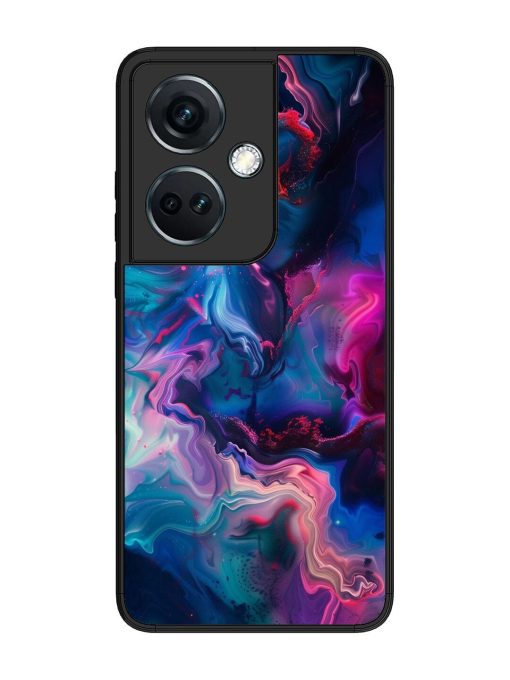 Cosmic Swirl Glossy Soft Edge Case for Oneplus Nord Ce 3 (5G) Chachhi