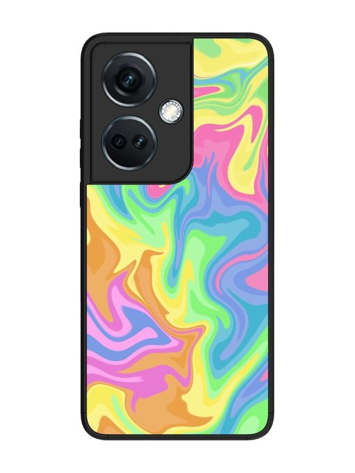 Whimsical Swirl Glossy Soft Edge Case for Oneplus Nord Ce 3 (5G) Chachhi