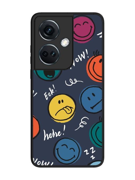 Emoticon Parade Glossy Soft Edge Case for Oneplus Nord Ce 3 (5G) Chachhi