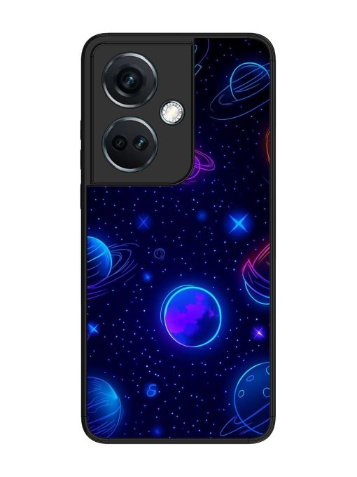 Neon Cosmos Glossy Soft Edge Case for Oneplus Nord Ce 3 (5G) Chachhi