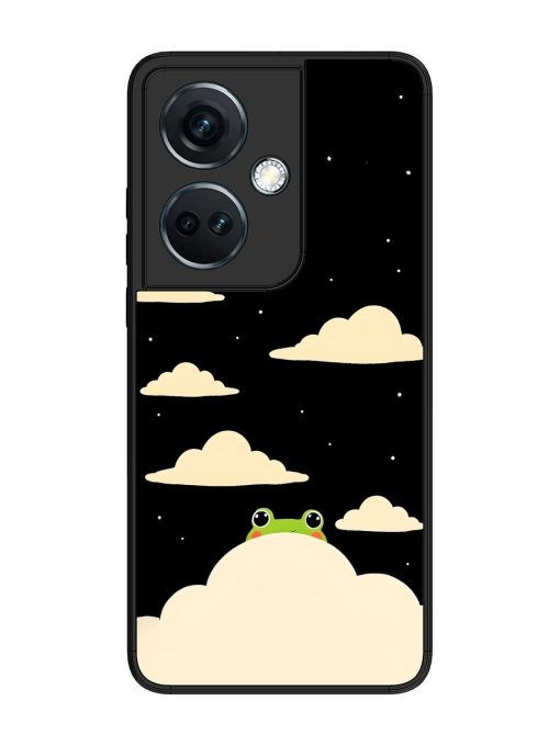 Froggy Night Sky Glossy Soft Edge Case for Oneplus Nord Ce 3 (5G) Chachhi