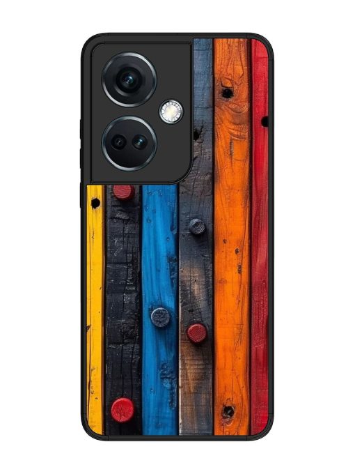 Rainbow Plank Glossy Soft Edge Case for Oneplus Nord Ce 3 (5G)