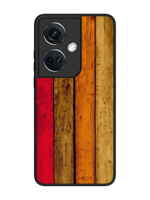 Colorful Woodgrain Glossy Soft Edge Case for Oneplus Nord Ce 3 (5G) Chachhi