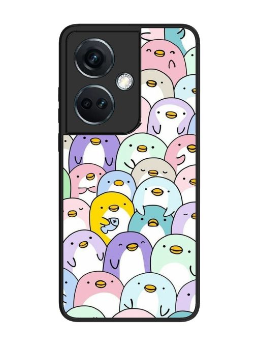 Penguin Party Glossy Soft Edge Case for Oneplus Nord Ce 3 (5G) Chachhi