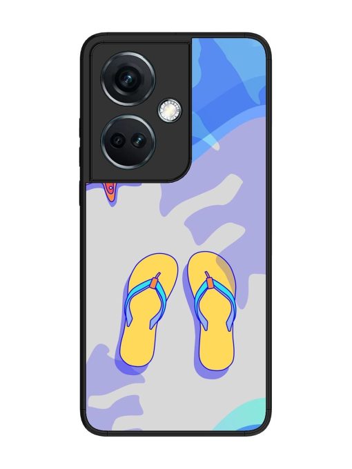 Sandy Toes And Salty Seas Glossy Soft Edge Case for Oneplus Nord Ce 3 (5G) Chachhi