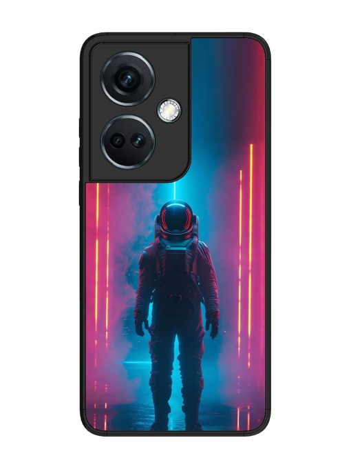 Neon Astronaut Glossy Soft Edge Case for Oneplus Nord Ce 3 (5G) Chachhi