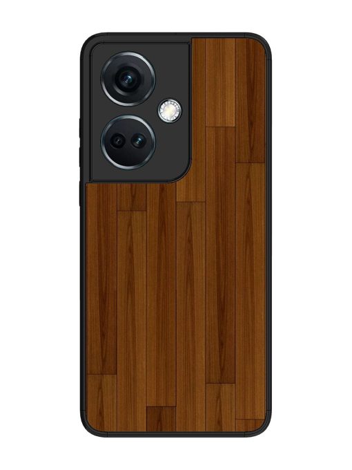 Warm Woodgrain Glossy Soft Edge Case for Oneplus Nord Ce 3 (5G) Chachhi