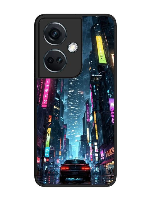 Neon Nightscape Glossy Soft Edge Case for Oneplus Nord Ce 3 (5G) Chachhi