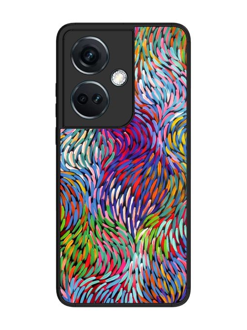 Vibrant Waves Glossy Soft Edge Case for Oneplus Nord Ce 3 (5G)