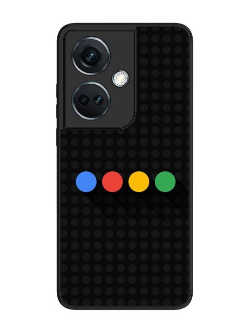 Google Dots Glossy Soft Edge Case for Oneplus Nord Ce 3 (5G) Chachhi