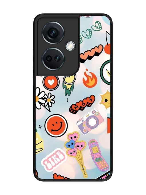 Cheerful Glossy Soft Edge Case for Oneplus Nord Ce 3 (5G) Chachhi