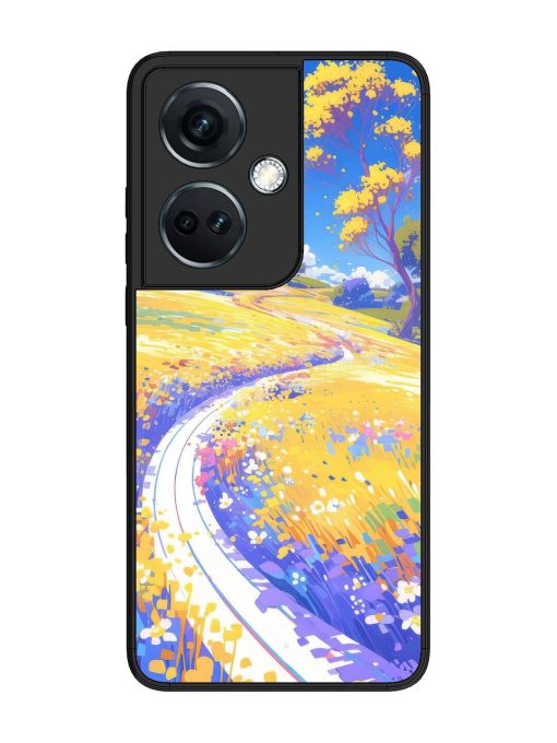 Vibrant Spring Meadow Glossy Soft Edge Case for Oneplus Nord Ce 3 (5G) Chachhi