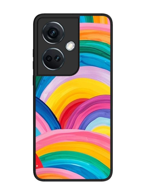 Rainbow Cascade Glossy Soft Edge Case for Oneplus Nord Ce 3 (5G) Chachhi