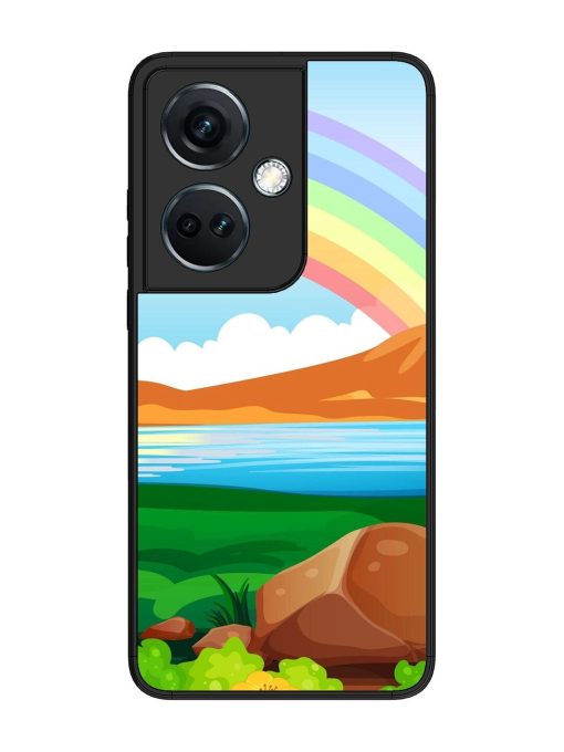 Rainbow Over The Lake Glossy Soft Edge Case for Oneplus Nord Ce 3 (5G) Chachhi