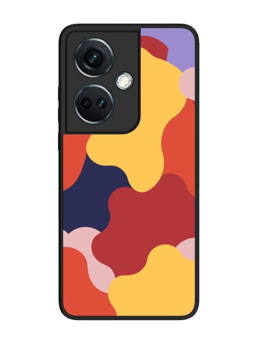 Gooey Color Chaos Glossy Soft Edge Case for Oneplus Nord Ce 3 (5G) Chachhi