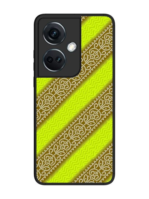 Golden Bandana Bliss Glossy Soft Edge Case for Oneplus Nord Ce 3 (5G) Chachhi