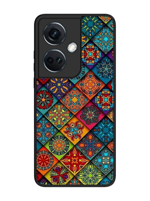 Patchwork Mandala Mosaic Glossy Soft Edge Case for Oneplus Nord Ce 3 (5G) Chachhi