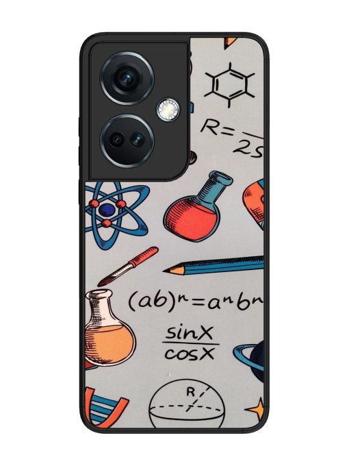 Science Doodle Delight Glossy Soft Edge Case for Oneplus Nord Ce 3 (5G) Chachhi