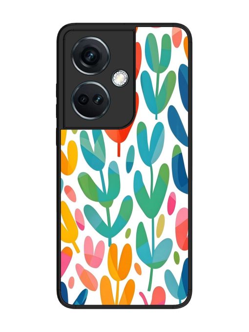 Rainbow Of Blooms Glossy Soft Edge Case for Oneplus Nord Ce 3 (5G) Chachhi